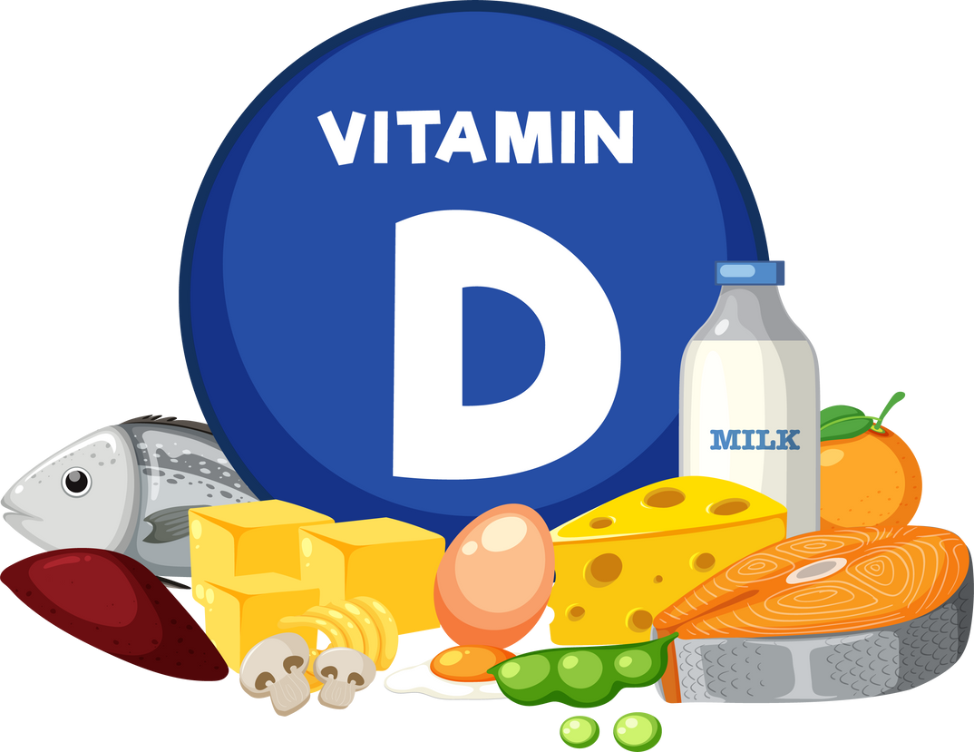 Group of Food: Fruits and Vegetables Rich in Vitamin D